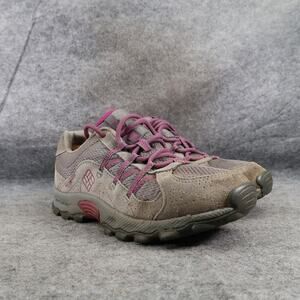 Columbia Shoes Kids 4 Hiking Athletic Sport Outdoor Waterproof Leather Youth Low